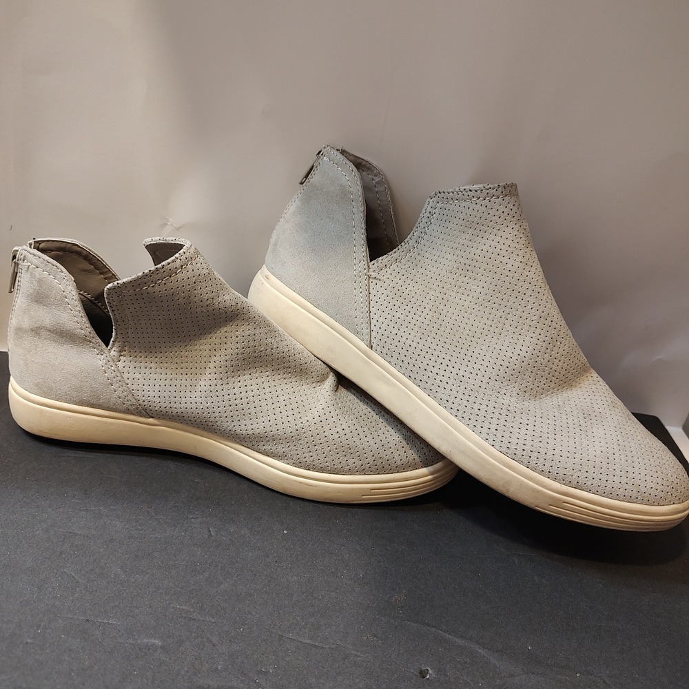 True Craft TCKOPA Women Sz 8 Taupe Fabric Ankle Chelsea Bootie Zip Up Comfort - Picture 7 of 7